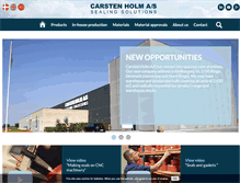 Tablet Screenshot of carstenholm.com